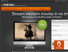 Tablet Screenshot of filmbull.com